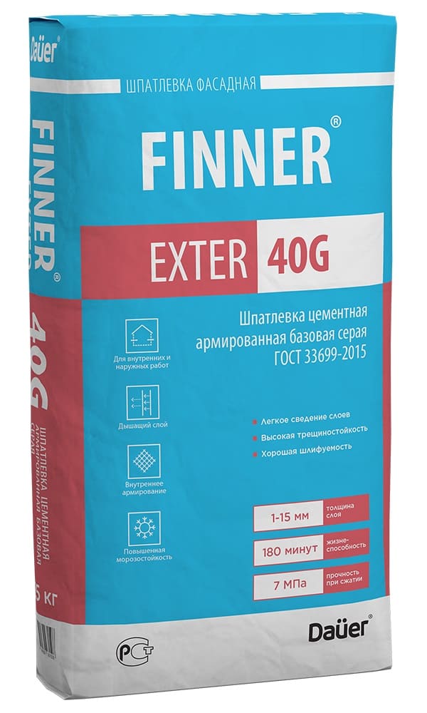 Dauer FINNER EXTER 40G      25 